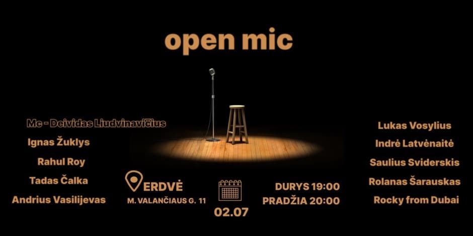 Open Mic: пятница